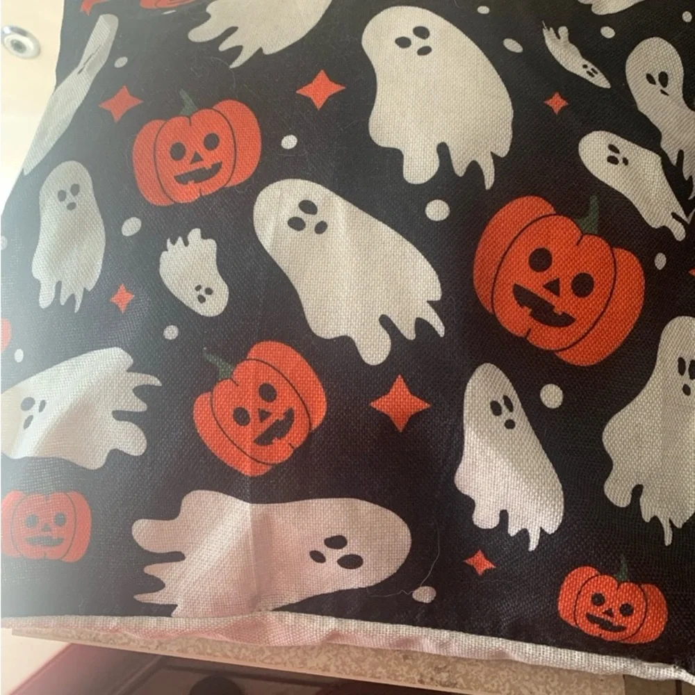 Cozy Halloween Pumpkin Pet Bed Plush, Thickened Warmth For Cats & Small Dogs